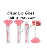 Prolux Candy Kisses Sweet Moisturizing Hydrated Clear Lipgloss 3 PCS Set - $9.49 CAD