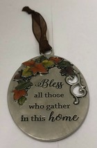 Ganz Blessed &quot;Bless all those who gather in this home&quot; Ornament - 3&quot; - £9.26 GBP
