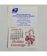 Vintage 1999 Stick Up Calendar USPS We Deliver For You USPS Texas Advert... - £10.36 GBP