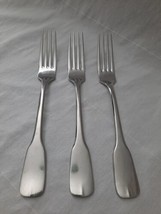 Ginkgo Helmick ~ Alsace  ~ Set of 3 Forks 8.5&quot;  ~ Korea ~ Stainless 18/1... - £47.33 GBP
