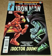 Rare 1 invincible Iron Man 593 NM MX 2nd Print Foreign Variant 150 Homage Doom - £17.44 GBP