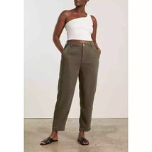 Everlane Womens The TENCEL™ Relaxed Chino Pants Soft Slouchy Olive Green 2 - £37.63 GBP