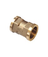 Brass Pipe Fitting Coupling, 1/2 PT Female Thread Straight Rod Adapter - $94.23 MXN