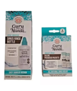 GuruNanda 1 Pack_Sinus Rinse Bottle &amp; 1 Pack w/8 Saline Premixed Packets... - $16.71