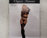 Lace Top Thigh High Stockings Sheer ELEGANT MOMENTS One Size (90-160lbs)... - £5.67 GBP