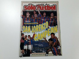 old magazine  Solofutbol SAn Lorenzo Campeon  N523 1995 - £15.53 GBP