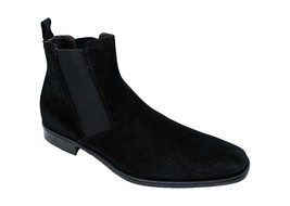 Giovacchini By Belvedere Italian Chelsea Boot Suede Leather Milano Black - £303.89 GBP