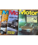 Lot of 4 The Motor Magazine UK 1974-1981 Fiat Mercedes Granada  Road Test - $471.03 MXN