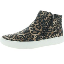 Naturalizer Womens 9.5 M Miranda Brown Cheetah High Top Sneaker DISPLAY FD4 - £33.99 GBP