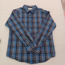 Columbia XM2803 Men’s Multicolor Long Sleeve Button-Up Plaid Cotton Shirt Size L image 14