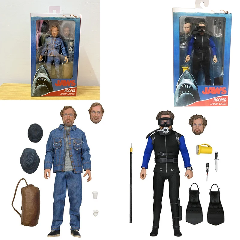 Original NECA Jaws Hooper Shark Cage Matt Figure Clothed Toony Terrors Jaws and - £39.11 GBP+