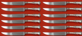 Cambridge by Gorham  Sterling Silver Steak Knife Custom Set 12 pieces 8 1/2" - $1,134.18 CAD