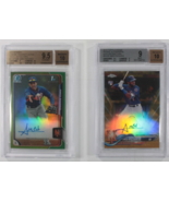 Lot Of 2 BGS Graded Topps/Bowman Chrome Amed Rosario Baseball Cards - $5,148.40 MXN