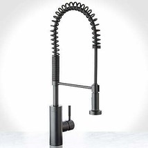 Miseno Mk281a Professional Series Pre-Rinse Kitchen Faucet, Flat Black - $6,257.73 MXN