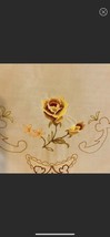 vintage placemats set of 4 with embroidered flowers - £14.91 GBP