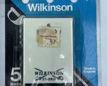 Vtg Wilkinson Sword 5 Bonded Razor Blades Made in England  NOS Sealed - $15.47