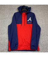 Atlanta Braves Windbreaker Jacket Men Large Fanatics Pullover Long Sleeve - €28,17 EUR