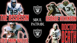 1970 OAKLAND RAIDERS 8X10 SOUL PATROL PHOTO FOOTBALL PICTURE NFL WIDE BO... - $5.93