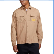 Caterpillar Men’s Size Large Urban Passage Long Sleeve Shirt Oak Buff/Kh... - $26.95