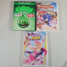 Kids DVD Lot Piggy Tales, Bonus Episodes Special Holiday Episode, Sonic, Barbie - £11.16 GBP