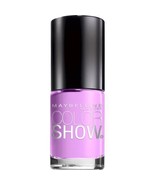 Maybelline Color Show Nail Lacquer Lust For Lilac Chip Free Easy Flow Brush - $5.93