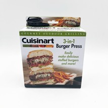 Cuisinart 3-in-1 Stuffed Burger Press Hamburger Patty Maker - £15.97 GBP