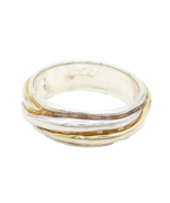 DESIGNER 925 Sterling Silver  Vintage Shiny Sculpted Bangle Bracelet  BT... - $274.61