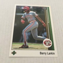 1989 Upper Deck Cincinnatti Reds Hall of Famer Barry Larkin Trading Card... - $3.99