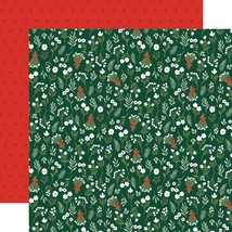 Merry Christmas Double-Sided Cardstock 12&quot;X12&quot;-Merry Stems CBMCF12-2005 - £131.52 GBP