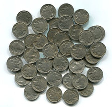 Buffalo Nickel Roll 1930-1937 Full 40 Pieces Good And Better Nice Original Coins - £31.41 GBP