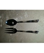 Serving Fork and Spoon FARBERWARE FRW36 NOS Millenium Woodland 18/10 Sta... - £19.91 GBP