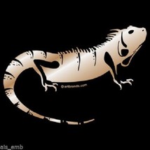 Iguana Lizard Foil HEAT PRESS TRANSFER for T Shirt Sweatshirt Tote Fabri... - £5.11 GBP