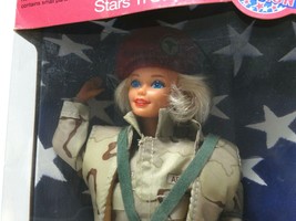1992 Mattel Stars &#39;n Strips Army Barbie #1234 New NRFB - $12.38