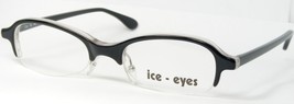 Vintage Ice-Eyes 44 Col. 10 Black Rare Eyeglasses Glasses 45-16-140mm Germany - £59.62 GBP