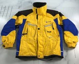 Vintage Salt Lake City Olympics Ski Jacket Mens Extra Small Yellow Blue ... - £84.85 GBP