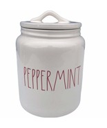 Rae Dunn &quot;PEPPERMINT&quot; Ceramic Canister - £51.89 GBP