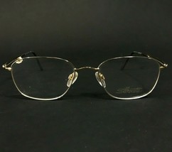 Silhouette M7420 /80 V6055 Eyeglasses Frames Gold Round Full Rim 52-18-140 - £80.76 GBP
