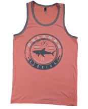 US Apparel Men&#39;s Tank Top Pink Orlando Florida Vacation Beach Shirt Size S - $185.37 MXN
