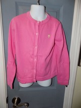 Lilly Pulitzer Pink Button Down Cardigan Size 8 Girl&#39;s READ BELOW - £18.29 GBP