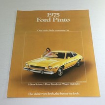 1975 Ford Pinto Sedan/Wagon/Runabout Dealership Car Auto Brochure Catalog - $7.09