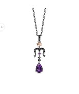 Enchanted Disney Villains Ursula Amethyst and Simulated Stone Two Tone P... - $150.44 CAD