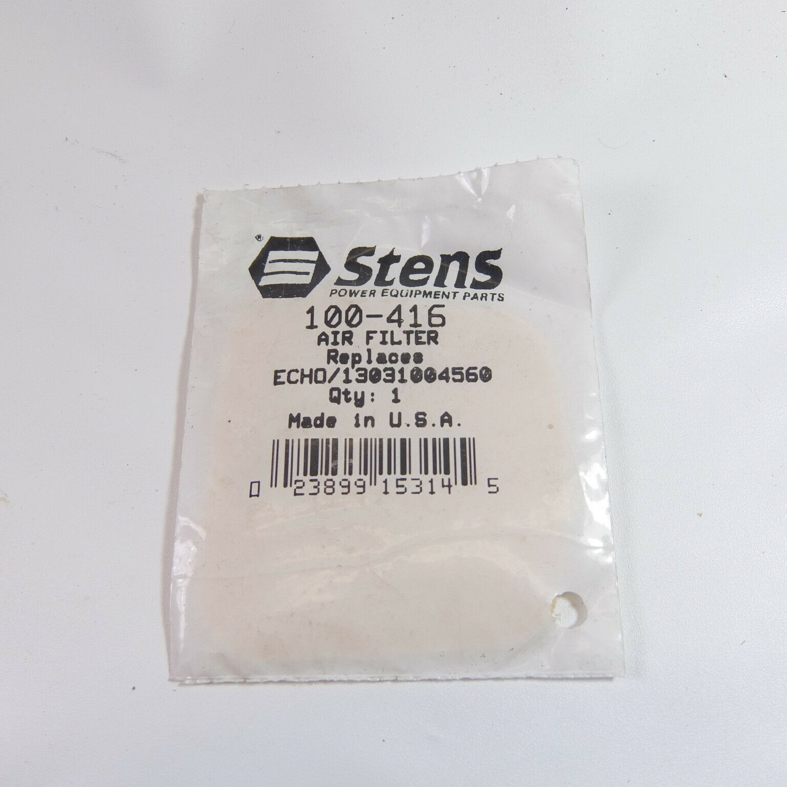 New OEM Stens 100-416 Air Filter - $0.99