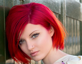 Red Beauty Bob lacefront Wig LaceFront Wig!! - £150.25 GBP