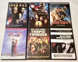 Heart And Souls, Tropic Thunder, Good Night, And Good Luck &amp; Iron Man 1-3 DVD - £11.86 GBP