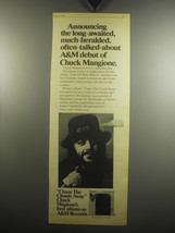 1975 Chuck Mangione Chase the Clouds Away Album Advertisement - £14.30 GBP