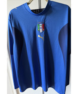 Italy Jersey Soccer LS Shirt 2006 Blue Size L Del Piero Neil Barrett Pum... - £165.07 GBP