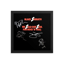 Black Sabbath signed We Sold Our Soul For Rock ‘N’ Roll album Reprint - £66.56 GBP