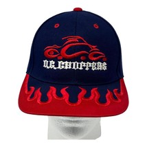 Orange County Choppers Hat Adult Size Blue, Red Adjustable Hat Cap, New, Flames - £10.25 GBP