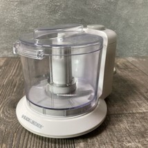 Black &amp; Decker Food Chopper One-Touch Electric 1.5 Cup White HC306 - £10.59 GBP