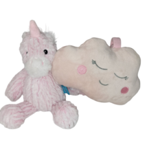 Manhattan Toy Plush Cloud And Unicorn Stroller Musical Pull Toy Stuffed Animal - $24.75